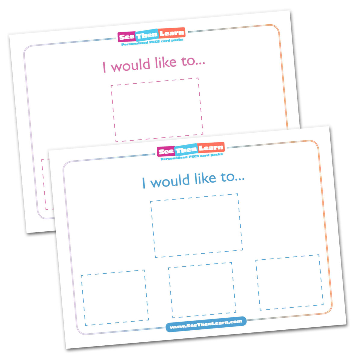 I Would Like To - Visual Learning Resources Board