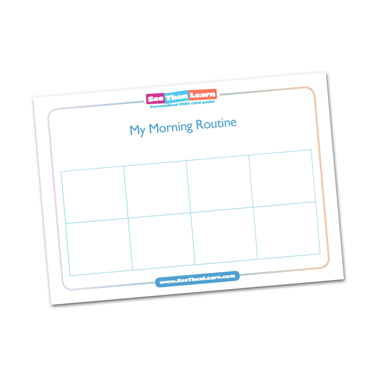 My Morning Routine Blue