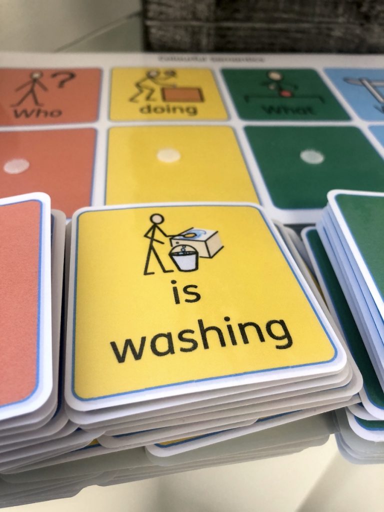 Sentence Building board & tiles set - Sentence Forming